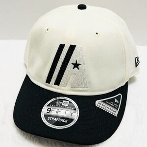 New Era Houston Astros Retro Crown 9FIFTY‎ Strapback Hat Cap Adjustable White